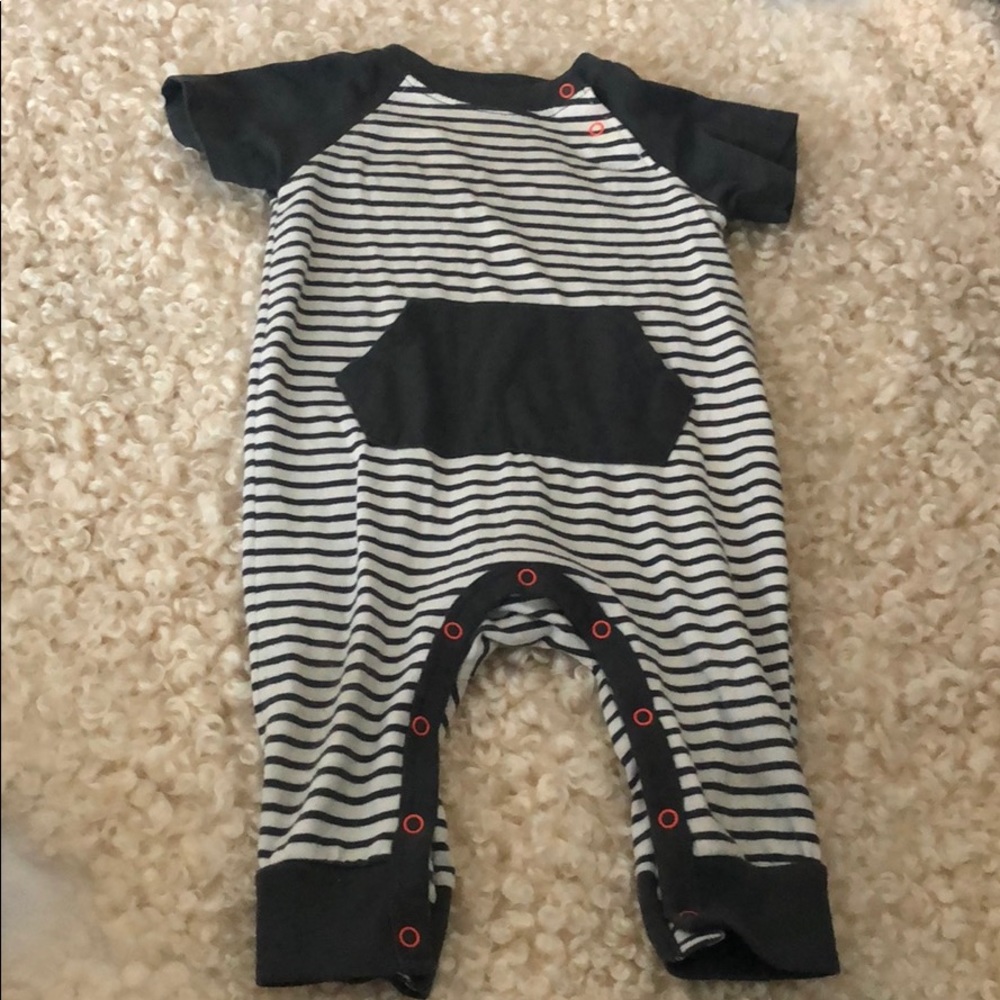 Cat and Jack striped coveralls